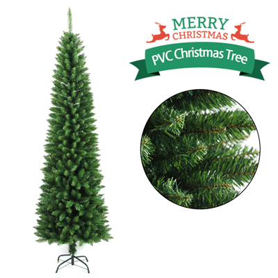 slim pvc outdoor christmas tree